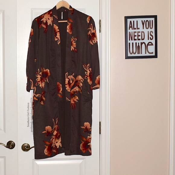 Free People Sweaters - FREE PEOPLE Woven Sweater Intricate Draped Coverup